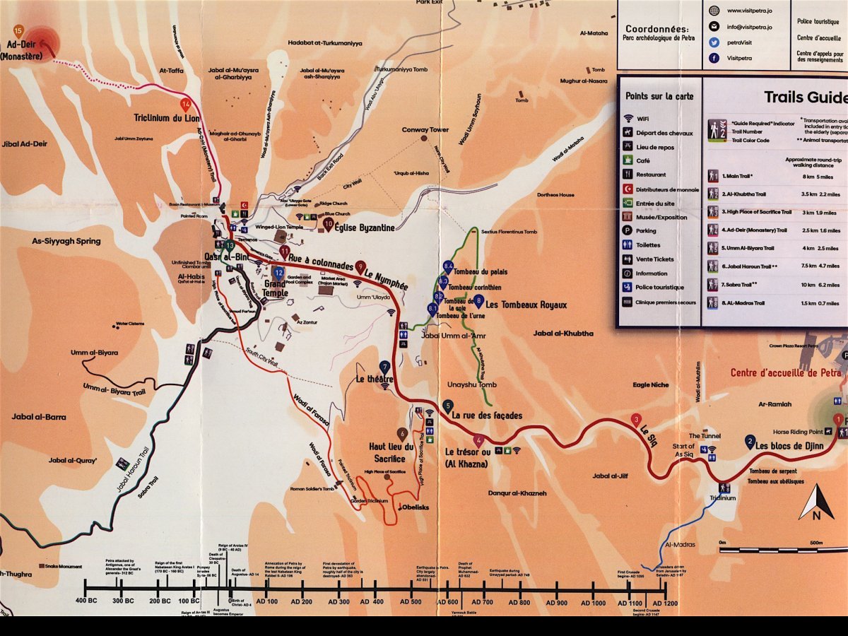 Petra map